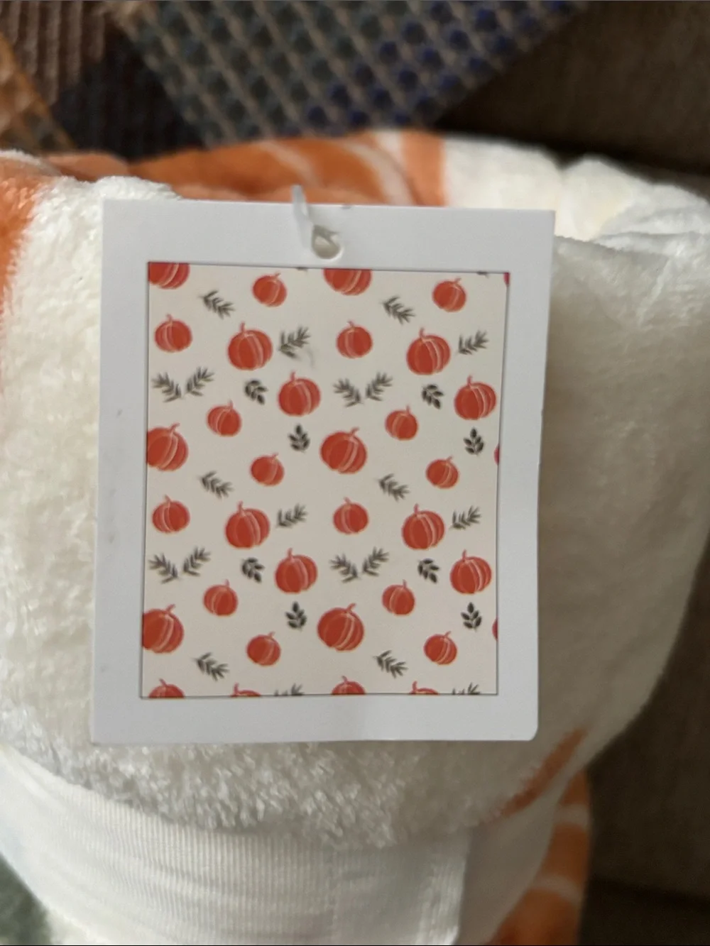 Autumn Harvest Plush Throw Blanket